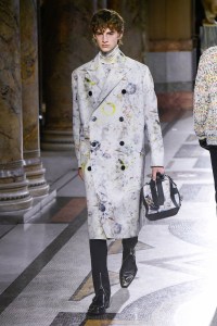 Model on the catwalk