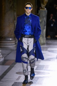 Model on the catwalk