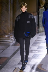 Model on the catwalk