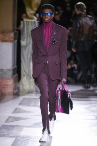 Model on the catwalk