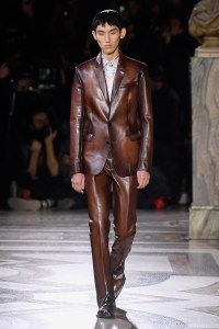 Model on the catwalk