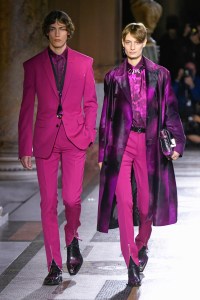 Models on the catwalk