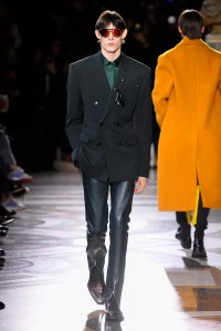 Model on the catwalk