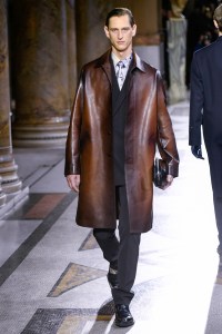 Model on the catwalk