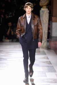 Model on the catwalk