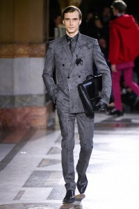 Model on the catwalk