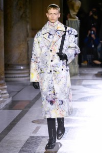 Model on the catwalk