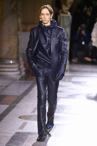 Model on the catwalk