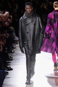 Model on the catwalk