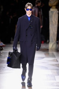 Model on the catwalk