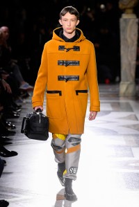 Model on the catwalk
