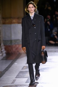 Model on the catwalk