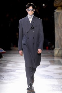 Model on the catwalk
