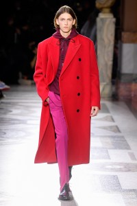 Model on the catwalk
