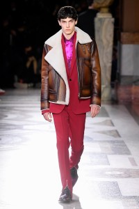 Model on the catwalk