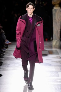 Model on the catwalk