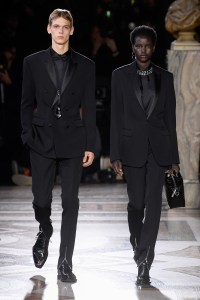 Models on the catwalk