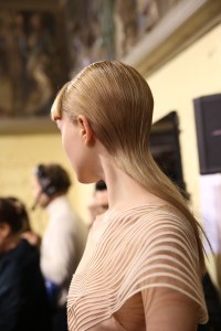 Backstage at Iris Van Herpen Couture Spring 2019