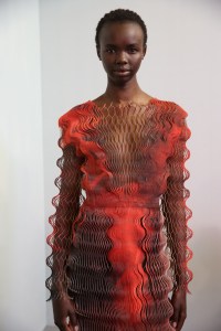 Backstage at Iris Van Herpen Couture Spring 2019