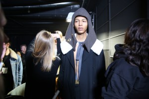 Backstage at J.W. Anderson Men's Fall 2019