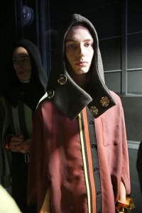 Backstage at J.W. Anderson Men's Fall 2019