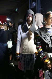 Backstage at J.W. Anderson Men's Fall 2019
