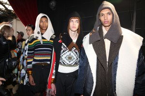 Backstage at J.W. Anderson Men's Fall 2019