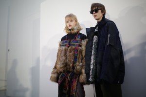 Backstage at Sacai Men's Fall 2019