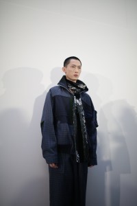 Backstage at Sacai Men's Fall 2019