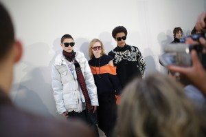 Backstage at Sacai Men's Fall 2019