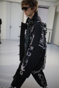 Backstage at Sacai Men's Fall 2019