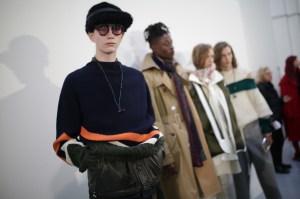 Backstage at Sacai Men's Fall 2019