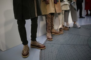 Backstage at Sacai Men's Fall 2019