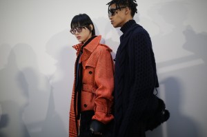 Backstage at Sacai Men's Fall 2019