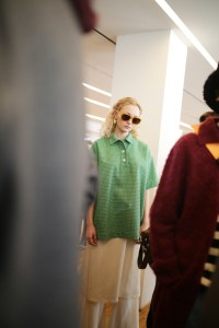 Backstage at Sunnei Men's Fall 2019