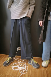 Backstage at Sunnei Men's Fall 2019
