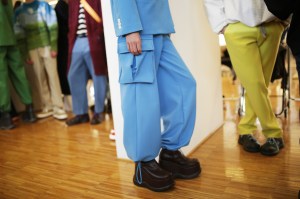 Backstage at Sunnei Men's Fall 2019