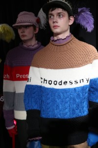 Backstage at Undercover Men's Fall 2019
