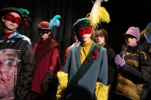 Backstage at Undercover Men's Fall 2019