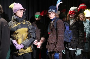 Backstage at Undercover Men's Fall 2019