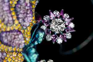 Butterfly Nebula brooch by Wallace Chan.