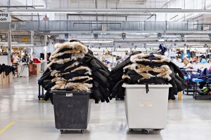 Inside Canada Goose’s Toronto factory.