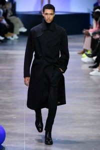 Model on the catwalk