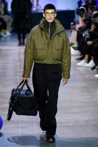 Model on the catwalk