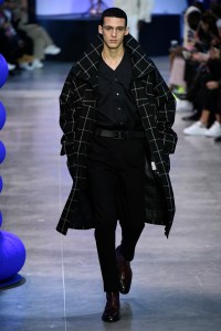 Model on the catwalk