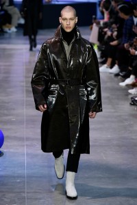 Model on the catwalk