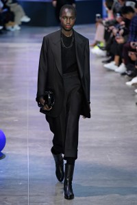 Model on the catwalk