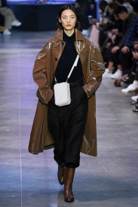 Model on the catwalk