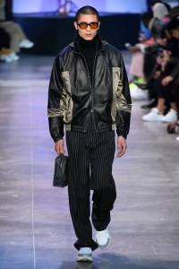 Model on the catwalk