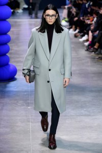 Model on the catwalk